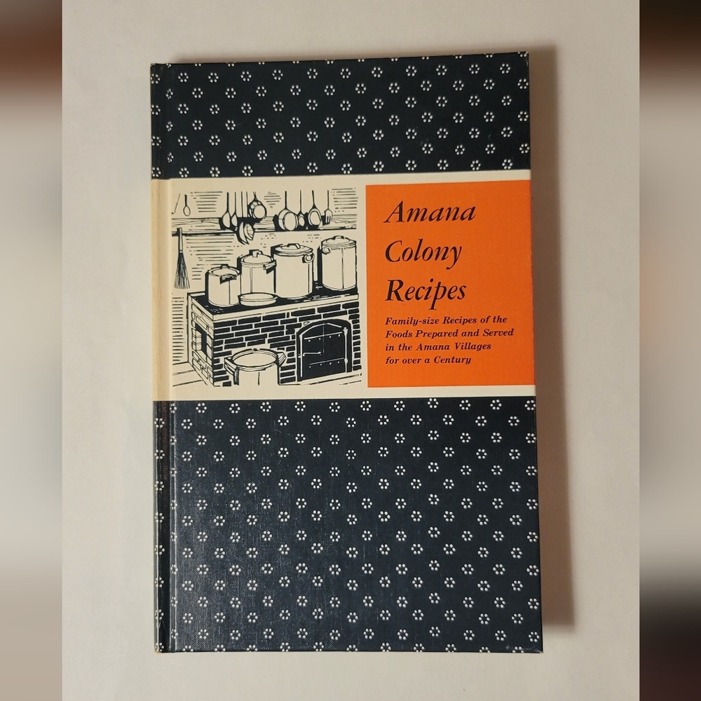 Amiana Colony Recipes Cookbook - Black and Orange